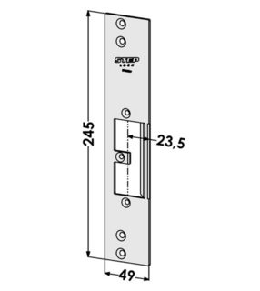 Monteringsstolpe ST9669V anpassad för Schüco ADS 80FR. Vänst (Step 92)