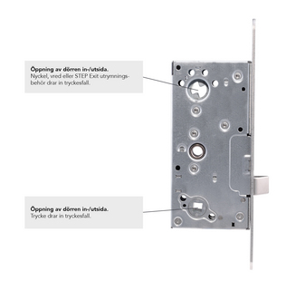 Låshus STEP M12-M                  med microbrytare