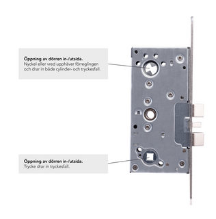 Låshus STEP M22-M                  med microbrytare