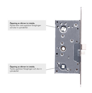 Låshus STEP M36-M                  med microbrytare