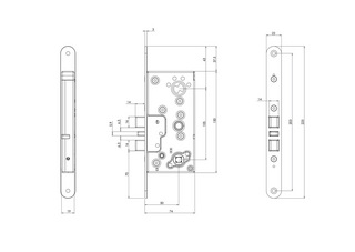 Låshus STEP SM22-M