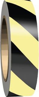 Halkskyddstape gul/svart 50mm x 15m