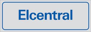 Symbolskylt 225x80 mm Elcentral