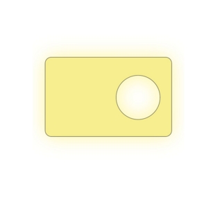 Handtagsmarkering 160 x 100        mm NovaLight