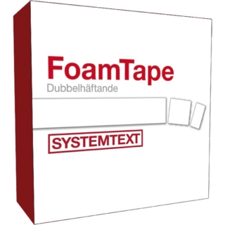 Dubbelhäftande foamtape kuddar     25x12 mm, 200st