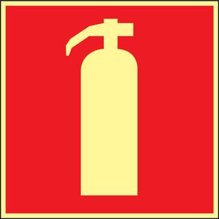 Brandskylt 210x210 mm Supernova    brandsläckare