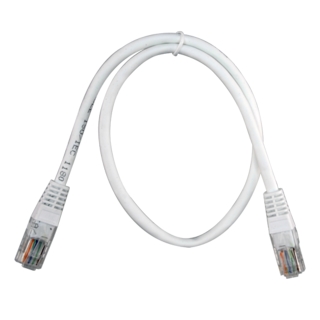 Patchkabel vit 0,5m                CAT5