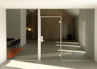 Nordic Frame® Transparenta         Glasportaler med glasdörrblad