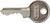 Hänglås Abus 54TI/40 3st LL GDS