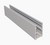 Nordic Frame N45 natur (12mm glas) 5,5m kpl, färdigmonterat falsgummi