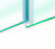 Duschdörrtätning G/G 180°,för      8 mm glas, L= 2200mm
