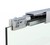 MasterTrack® ST skjutdörrssats för nischdusch L=1200 mm, natur